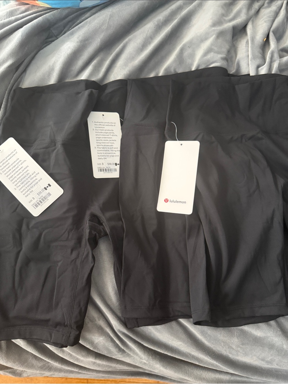 Lululemon Black Athletic Shorts 3 pair